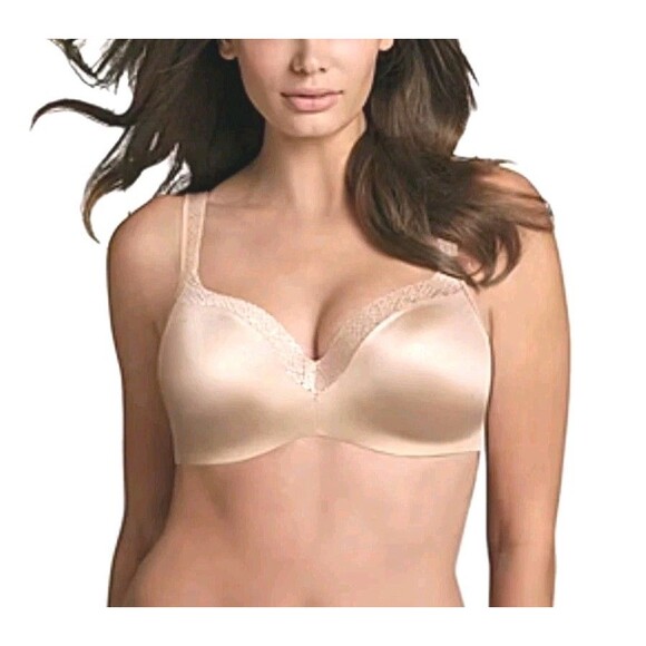 Playtex Secrets Amazing Shape Balconette Underwire Bra 4823 Molded Cups Nude 40G - Picture 1 of 8